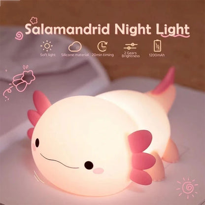 (NEW) Mini Axolotl Lamp